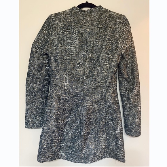 Zara Shiny Tweed Coat - Picture 7 of 15
